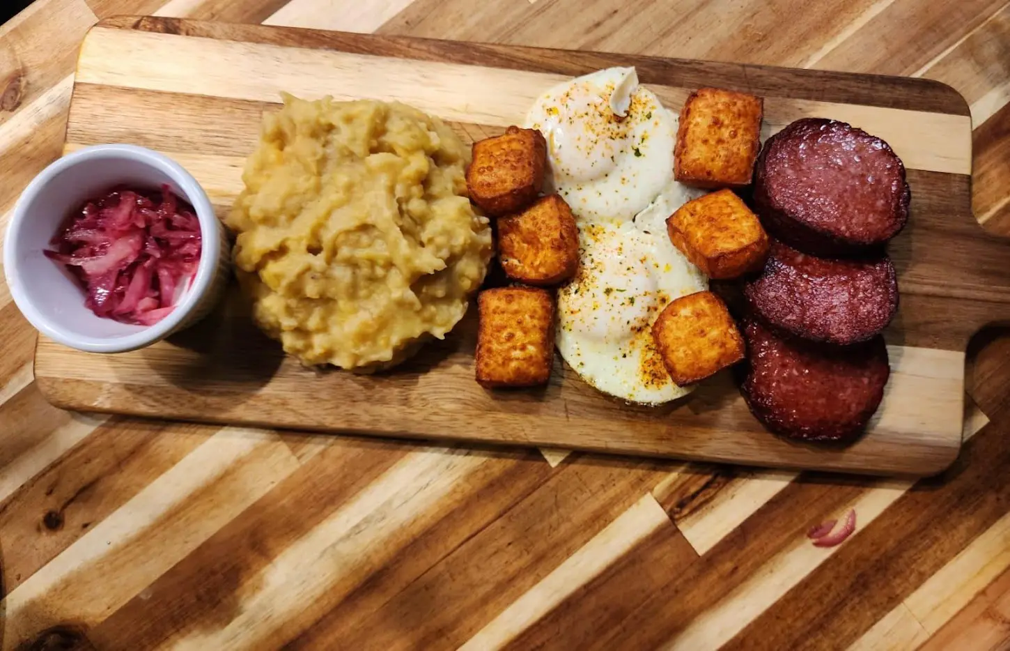 Los 3 Golpes.traditional Dominican Breakfast